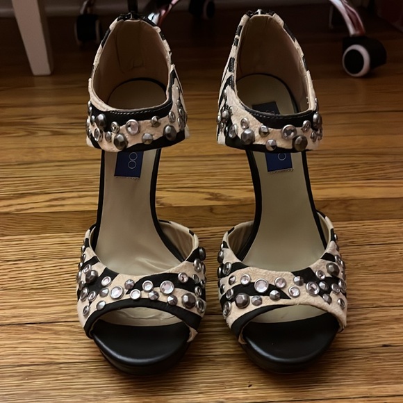 Women’s limited addition zebra print Jimmy Choo high heel sandals - Picture 2 of 7